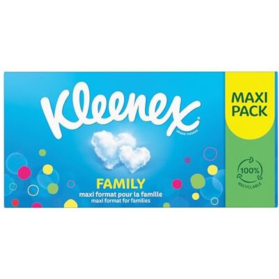 Kleenex Boîte Family P128 Mouchoirs Kleenex Boîte Family P128 Mouchoirs