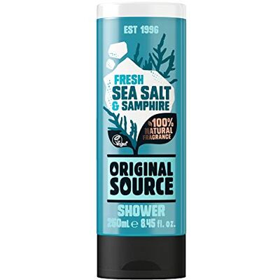 ORIGINAL SOURCE Gel douche au sel de mer et au samphire, 250 ml ORIGINAL SOURCE Gel douche au sel de mer et au samphire, 250 ml