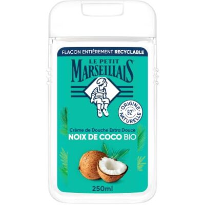 Le Petit Marseillais Crème de Douche Extra Douce Noix de Coco BIO, hydrate et nourrit la peau, 250 ml Le Petit Marseillais Crème de Douche Extra Douce Noix de Coco BIO, hydrate et nourrit la peau, 250 ml