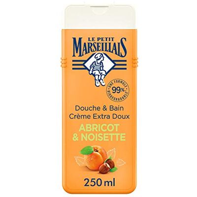 Le Petit Marseillais Douche & Bain Crème Extra Doux Abricot & Noisette 650ml Le Petit Marseillais Douche & Bain Crème Extra Doux Abricot & Noisette 650ml
