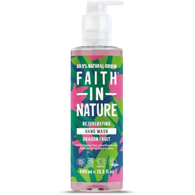 FAITH IN NATURE Naturel Fruit du Dragon Nettoyant Pour Les Mains, Revitalisant, Vegan et Respectueux des Animaux, Sans Paraben et Sans SLS, 400ml FAITH IN NATURE Naturel Fruit du Dragon Nettoyant Pour Les Mains, Revitalisant, Vegan et Respectueux des Animaux, Sans Paraben et Sans SLS, 400ml