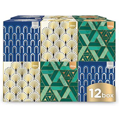 Kleenex ® Mouchoirs Boîte Cubique Collection, 12 boites de 48 mouchoirs Kleenex ® Mouchoirs Boîte Cubique Collection, 12 boites de 48 mouchoirs