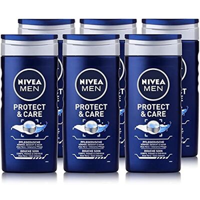 NIVEA Men Orginal Care Lot de 6 flacons de douche de soin 6 x 250 ml NIVEA Men Orginal Care Lot de 6 flacons de douche de soin 6 x 250 ml