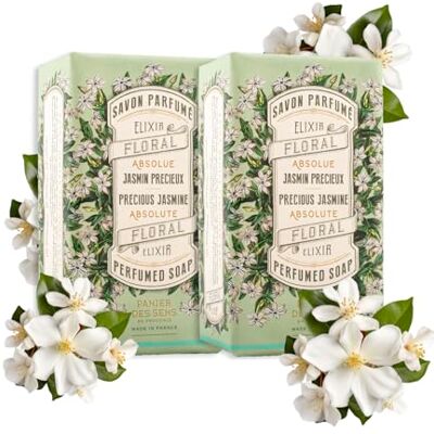 Panier des Sens Savon au jasmin au beurre de karité Savon hydratant et doux pour peaux sensibles Parfum longue durée 99 % naturel 2 x 150 g French Soap Bar Duo Huiles végétales Mousse crémeuse riche Fabriqué en France Mains et Corps Panier des Sens Savon au jasmin au beurre de karité Savon hydratant et doux pour peaux sensibles Parfum longue durée 99 % naturel 2 x 150 g French Soap Bar Duo Huiles végétales Mousse crémeuse riche Fabriqué en France Mains et Corps