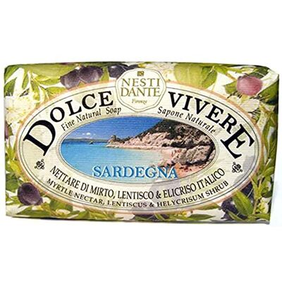Nesti Dante Dolce Vivere Soap SARDEGNA 665202 Savon en bloc 250 g, unisexe, convient à tous les types de peau Nesti Dante Dolce Vivere Soap SARDEGNA 665202 Savon en bloc 250 g, unisexe, convient à tous les types de peau