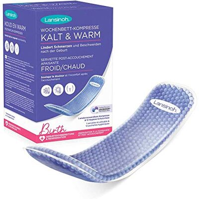 Lansinoh I Serviette Post-accouchement apaisante chaud/froid Lansinoh I Serviette Post-accouchement apaisante chaud/froid