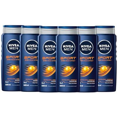 NIVEA Men Sport Shower Gel 12x500ml NIVEA Men Sport Shower Gel 12x500ml