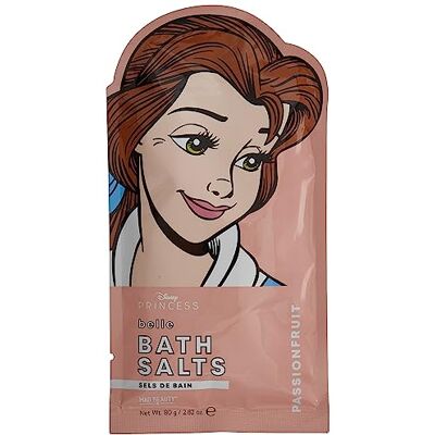 MAD Beauty Sels de bain Princesse Bella, Disney Pop Princess Bath Salts Belle, Translucide MAD Beauty Sels de bain Princesse Bella, Disney Pop Princess Bath Salts Belle, Translucide