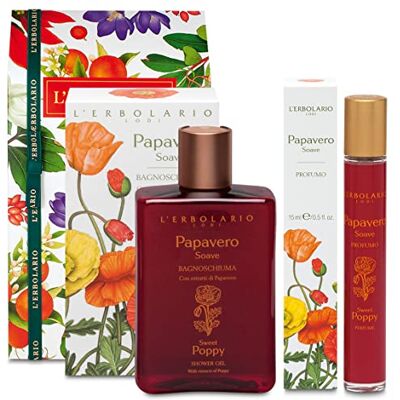 L'Erbolario L'Erbulario Coffret cadeau PAPAVVERO SOAVE DUO Bain de maux 250 ml + Parfum 15 ml + en cadeau CC CREAM Rougj Tonalité Moyen 25 ml et la Tisane Relax aux Erbe Tisaniamo L'Erbolario L'Erbulario Coffret cadeau PAPAVVERO SOAVE DUO Bain de maux 250 ml + Parfum 15 ml + en cadeau CC CREAM Rougj Tonalité Moyen 25 ml et la Tisane Relax aux Erbe Tisaniamo