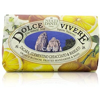 Nesti Dante Doux Vivre Fine Natural Savon Capri Orange Blossom Frosted Mandarine Basil 250 g/8,8 oz Nesti Dante Doux Vivre Fine Natural Savon Capri Orange Blossom Frosted Mandarine Basil 250 g/8,8 oz