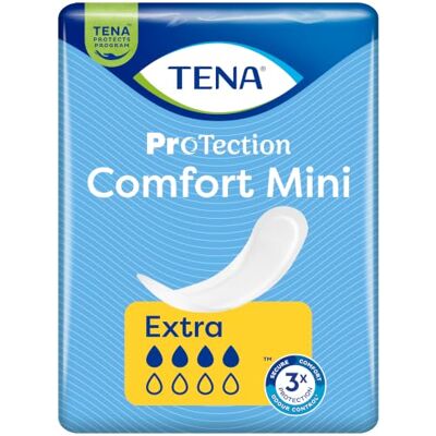 TENA Comfort Mini Extra Lot de 8 paquets de 30 étuis TENA Comfort Mini Extra Lot de 8 paquets de 30 étuis