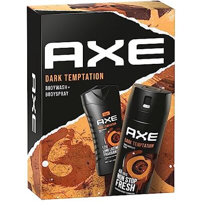 AXE Coffret cadeau Dark Temptation avec spray pour le corps et gel douche (150 ml + 250 ml) AXE Coffret cadeau Dark Temptation avec spray pour le corps et gel douche (150 ml + 250 ml)