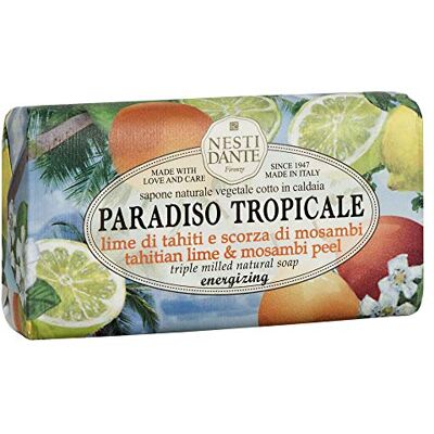 Nesti Dante Savon Paradiso Tahitian Lime & Mozambi Peel 250 g Nesti Dante Savon Paradiso Tahitian Lime & Mozambi Peel 250 g