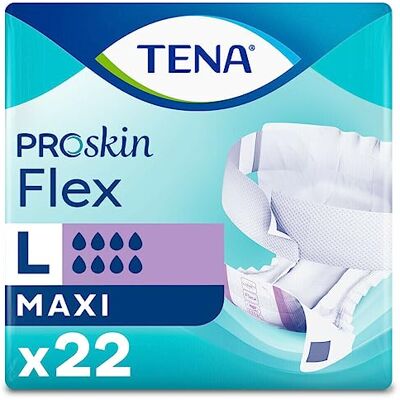 TENA 3x Proskin Flex Maxi L 22 stuks Multipack TENA 3x Proskin Flex Maxi L 22 stuks Multipack