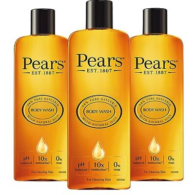 PEARS 3 x Pure & Gentle Gel Douche 250ml Original Fabriqué Avec des Huiles Naturelles et sans Savon Hydratation Nourrissante et Extraits Naturels PEARS 3 x Pure & Gentle Gel Douche 250ml Original Fabriqué Avec des Huiles Naturelles et sans Savon Hydratation Nourrissante et Extraits Naturels
