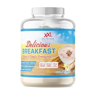 XXL Nutrition Delicious Breakfast Petit Déjeuner Protéines Vanille 2500 grammes XXL Nutrition Delicious Breakfast Petit Déjeuner Protéines Vanille 2500 grammes