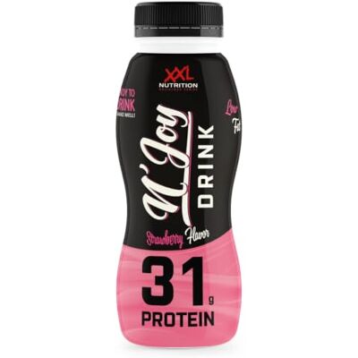 XXL Nutrition N'Joy Protein Drink 32g Protéines, Shake Prêt-à-Boire Fraise 6 x 310ml XXL Nutrition N'Joy Protein Drink 32g Protéines, Shake Prêt-à-Boire Fraise 6 x 310ml