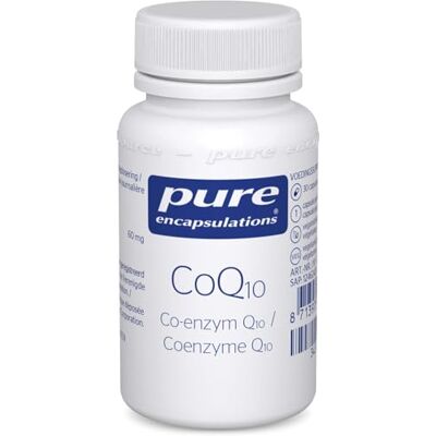 Pure Encapsulations Coenzyme Q10 60 mg - Soutien énergie cellulaire, cœur & cerveau Pure Encapsulations Coenzyme Q10 60 mg - Soutien énergie cellulaire, cœur & cerveau