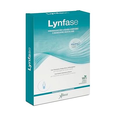 Aboca Lynfase Concentré Fluide 12 Flacons unidoses Drainage des liquides corporels et bien-être vasculaire Avec pissenlit, vert d'or, Orthosiphon, Sarrasin et Rusco Aboca Lynfase Concentré Fluide 12 Flacons unidoses Drainage des liquides corporels et bien-être vasculaire Avec pissenlit, vert d'or, Orthosiphon, Sarrasin et Rusco