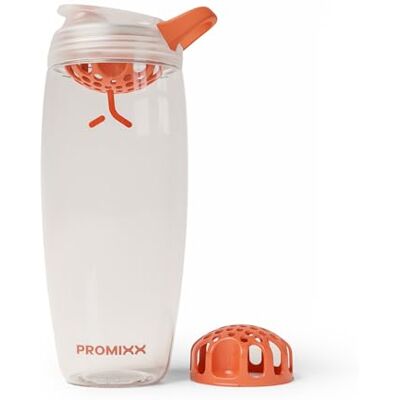 PROMIXX Pursuit Eiwitshaker – 950ml Stille Snap-Fit-mixer voor Klontervrije Shakes – Lekvrij BPA-vrij Ecozen met Meetmarkeringen voor Fitness en Reizen – Transparant PROMIXX Pursuit Eiwitshaker – 950ml Stille Snap-Fit-mixer voor Klontervrije Shakes – Lekvrij BPA-vrij Ecozen met Meetmarkeringen voor Fitness en Reizen – Transparant