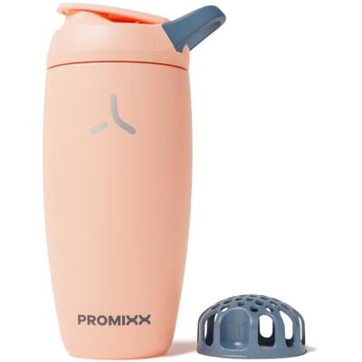 PROMIXX Pursuit Geïsoleerde Shaker – 550ml Dubbelwandig Roestvrij Staal Eiwitmixer met Snap-Fit voor IJskoude Shakes – Lekvrij voor Fitness en Reizen – Koraal PROMIXX Pursuit Geïsoleerde Shaker – 550ml Dubbelwandig Roestvrij Staal Eiwitmixer met Snap-Fit voor IJskoude Shakes – Lekvrij voor Fitness en Reizen – Koraal
