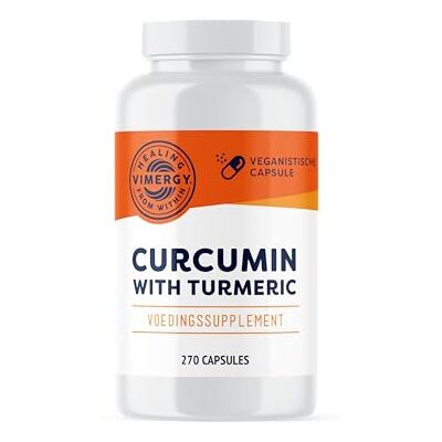 Vimergy Curcumine met Kurkuma Capsule – Met Vloeistof Gevulde Capsule – Vloeibare Curcumine en Kurkuma Capsules – Non-GMO en Glutenvrij (270 Stuks) Vimergy Curcumine met Kurkuma Capsule – Met Vloeistof Gevulde Capsule – Vloeibare Curcumine en Kurkuma Capsules – Non-GMO en Glutenvrij (270 Stuks)