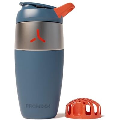 PROMIXX Pursuit Roestvrijstalen Shaker 760ml Lichtgewicht Metaal Eiwitmixer met Snap-Fit voor Gladde Shakes Lekvrij Geurvrij voor Fitness en Reizen Middernachtblauw PROMIXX Pursuit Roestvrijstalen Shaker 760ml Lichtgewicht Metaal Eiwitmixer met Snap-Fit voor Gladde Shakes Lekvrij Geurvrij voor Fitness en Reizen Middernachtblauw