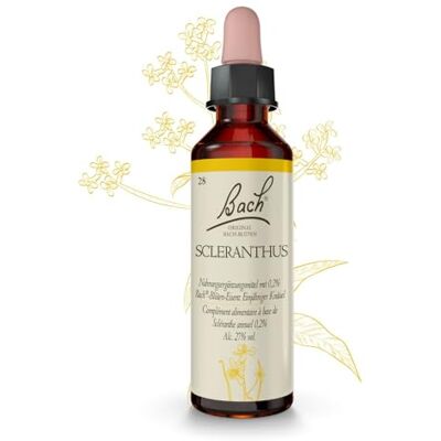 Bach -Blüte Scleranthus, 20 ml de solution Bach -Blüte Scleranthus, 20 ml de solution