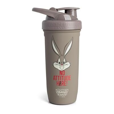 Smartshake Looney Tunes Shaker de protéines en acier inoxydable Reforce 900 ml Couvercle étanche à visser Sans BPA Unisexe Non isolé Logo Bugs Bunny Smartshake Looney Tunes Shaker de protéines en acier inoxydable Reforce 900 ml Couvercle étanche à visser Sans BPA Unisexe Non isolé Logo Bugs Bunny