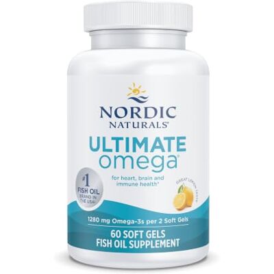 Nordic Naturals Ultime Omega, citron, 1000 mg, Gels 60 Soft Nordic Naturals Ultime Omega, citron, 1000 mg, Gels 60 Soft