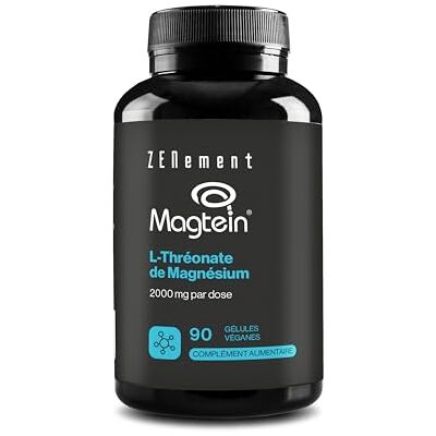Zenement Magnésium L-Thréonate – Magtein® – 2000 mg par Dose – Santé Cérébrale et Système Nerveux – 90 Gélules Veganes, 1 Mois de Cure – Zenement Magnésium L-Thréonate – Magtein® – 2000 mg par Dose – Santé Cérébrale et Système Nerveux – 90 Gélules Veganes, 1 Mois de Cure –