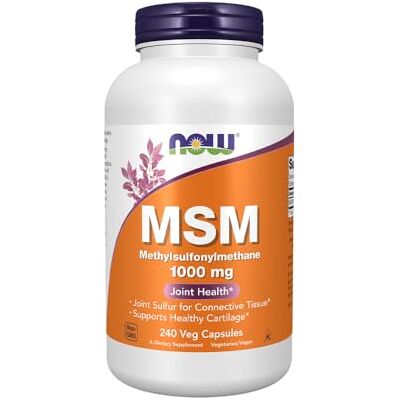 NOW 1000 mg Msm Complément Santé Joint 240 Gélules NOW 1000 mg Msm Complément Santé Joint 240 Gélules