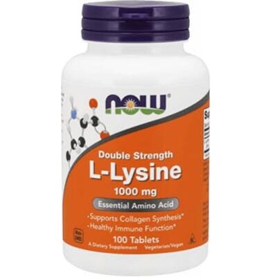 NOW Foods L-Lysine 1000mg (100 comprimés) Unflavored Acides aminés Mélange d'acides aminés NOW Foods L-Lysine 1000mg (100 comprimés) Unflavored Acides aminés Mélange d'acides aminés