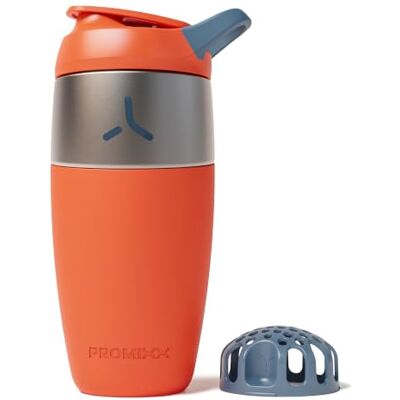 PROMIXX Pursuit Roestvrijstalen Shaker 760ml Lichtgewicht Metaal Eiwitmixer met Snap-Fit voor Gladde Shakes Lekvrij Geurvrij voor Fitness en Reizen Verbrand Oranje PROMIXX Pursuit Roestvrijstalen Shaker 760ml Lichtgewicht Metaal Eiwitmixer met Snap-Fit voor Gladde Shakes Lekvrij Geurvrij voor Fitness en Reizen Verbrand Oranje