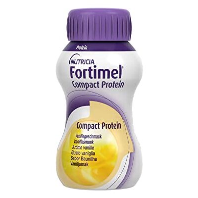 Nutricia Fortimel Compact Protein supplément nutritionnel en protéines, goût vanille 4 x 125 ml Nutricia Fortimel Compact Protein supplément nutritionnel en protéines, goût vanille 4 x 125 ml