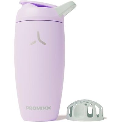 PROMIXX Pursuit Geïsoleerde Shaker – 550ml Dubbelwandig Roestvrij Staal Eiwitmixer met Snap-Fit voor IJskoude Shakes – Lekvrij voor Fitness en Reizen – Lila PROMIXX Pursuit Geïsoleerde Shaker – 550ml Dubbelwandig Roestvrij Staal Eiwitmixer met Snap-Fit voor IJskoude Shakes – Lekvrij voor Fitness en Reizen – Lila