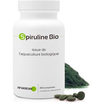 Anastore SPIRULINE BIO * 500 mg * Le plus puissant des aliments, riche en protéines et en fer, pour retrouver forme et vitalité (300 comprimés) Anastore SPIRULINE BIO * 500 mg * Le plus puissant des aliments, riche en protéines et en fer, pour retrouver forme et vitalité (300 comprimés)