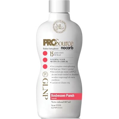 Generic PROSource® Nocarb Bosbessen Punch Fles 887ml Generic PROSource® Nocarb Bosbessen Punch Fles 887ml