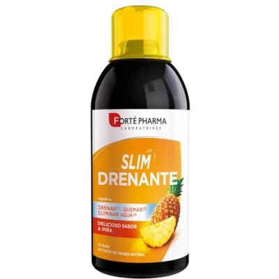 Forte Pharma Slim drainant: complément alimentaire associant reine des prairies, hibiscus, coin de cerise, thé vert et CactineaTM. Le phytotrium de goyave, algue aosa et genseng complètent la formule Forte Pharma Slim drainant: complément alimentaire associant reine des prairies, hibiscus, coin de cerise, thé vert et CactineaTM. Le phytotrium de goyave, algue aosa et genseng complètent la formule