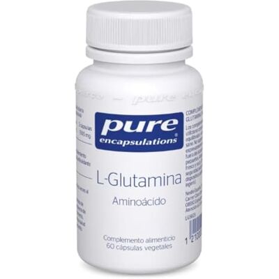 Pure L-Glutamine Absorption rapide 60 gélules Acide aminé le plus abondant dans l'organisme. Forme libre et facile à doser Pure L-Glutamine Absorption rapide 60 gélules Acide aminé le plus abondant dans l'organisme. Forme libre et facile à doser