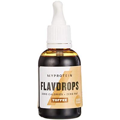 Myprotein Flavdrops Lot de 2 flacons de 50 ml de caramel Myprotein Flavdrops Lot de 2 flacons de 50 ml de caramel