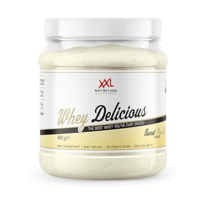 XXL Nutrition Whey Delicious 80% de Protéines Sweet Vanille 450 grammes (15 shakes) XXL Nutrition Whey Delicious 80% de Protéines Sweet Vanille 450 grammes (15 shakes)
