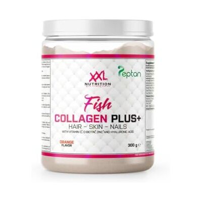 XXL Nutrition Fish Collagen Plus+ Collagène Marin en Poudre Orange 300 grammes XXL Nutrition Fish Collagen Plus+ Collagène Marin en Poudre Orange 300 grammes