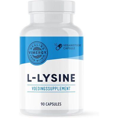 Vimergy L-Lysine 500 mg capsules, 90 innamen – L-lysine aminozuren capsules – veganistische capsule zonder gelstoffen – genetisch gemanipuleerde en glutenvrij, geen gelatine, koosjer (90 stuks) Vimergy L-Lysine 500 mg capsules, 90 innamen – L-lysine aminozuren capsules – veganistische capsule zonder gelstoffen – genetisch gemanipuleerde en glutenvrij, geen gelatine, koosjer (90 stuks)