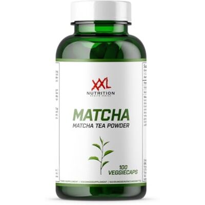 XXL Nutrition Matcha Supplément Matcha, Vegan 100 Capsules Végétales XXL Nutrition Matcha Supplément Matcha, Vegan 100 Capsules Végétales