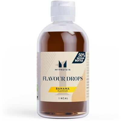 Myprotein FlavDrops – Banane, 50 ml Gouttes de saveur zéro calorie pour boissons protéinées, smoothies et substituts de repas Myprotein FlavDrops – Banane, 50 ml Gouttes de saveur zéro calorie pour boissons protéinées, smoothies et substituts de repas