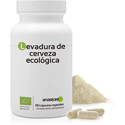 Anastore LEVURE DE BIERE BIO * 500mg / 180 gélules végétales * Prévention du vieillissement Anastore LEVURE DE BIERE BIO * 500mg / 180 gélules végétales * Prévention du vieillissement