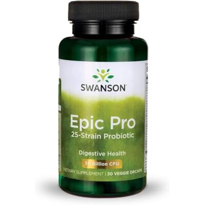 Swanson Epic Pro 25-Strain Probiotic 30 Veg Capsules Swanson Epic Pro 25-Strain Probiotic 30 Veg Capsules