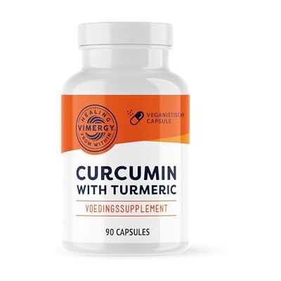 Vimergy Curcumine met Kurkuma Capsule, 30 Doseringen – Met Vloeistof Gevulde Capsule – Vloeibare Curcumine en Kurkuma Capsules – Non-GMO en Glutenvrij, 90 Capsules Vimergy Curcumine met Kurkuma Capsule, 30 Doseringen – Met Vloeistof Gevulde Capsule – Vloeibare Curcumine en Kurkuma Capsules – Non-GMO en Glutenvrij, 90 Capsules