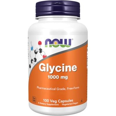 NOW 1000 mg Glycine 100 Gélules NOW 1000 mg Glycine 100 Gélules